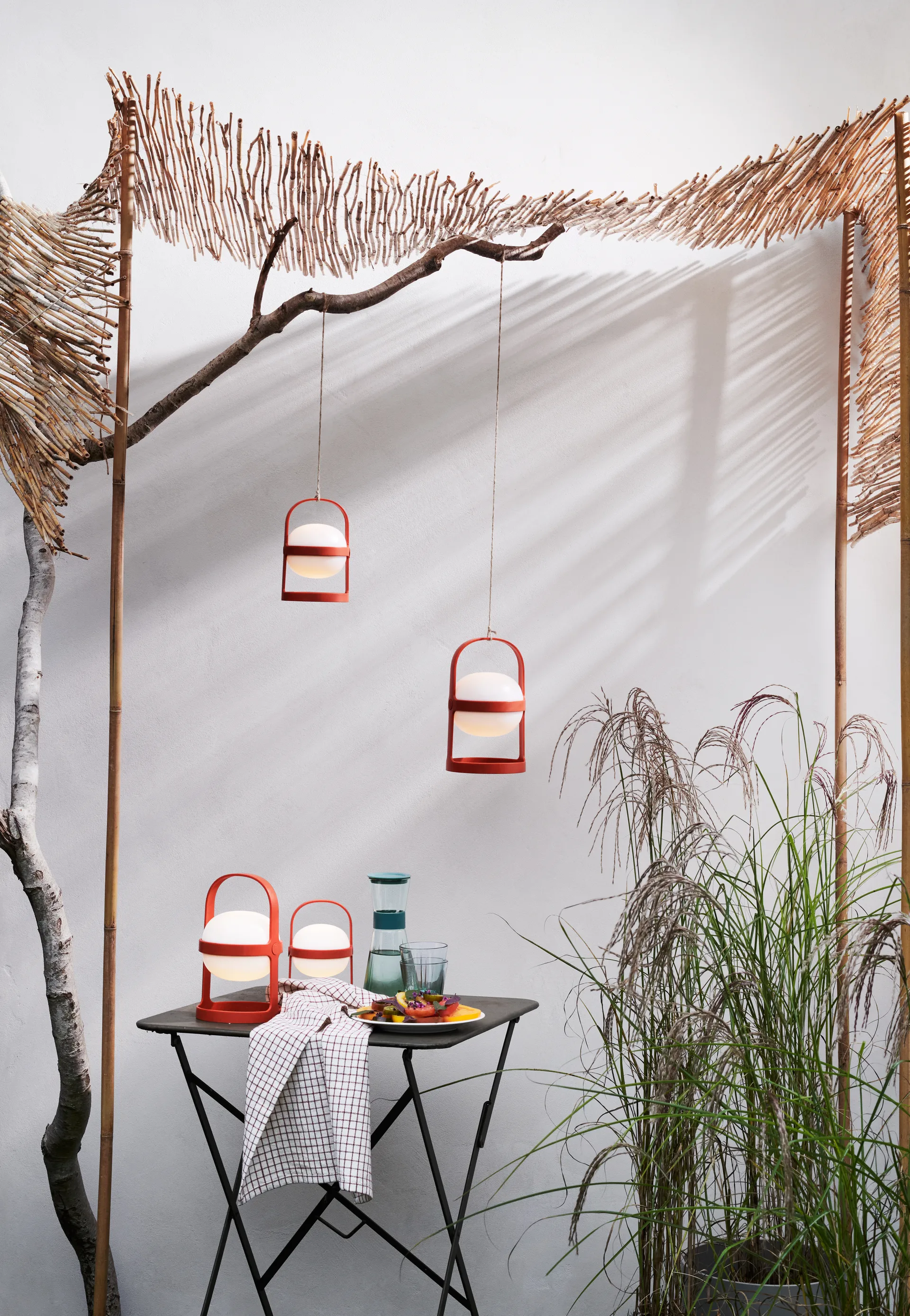 Lampada solare Soft Spot terracotta, 25 cm Rosendahl