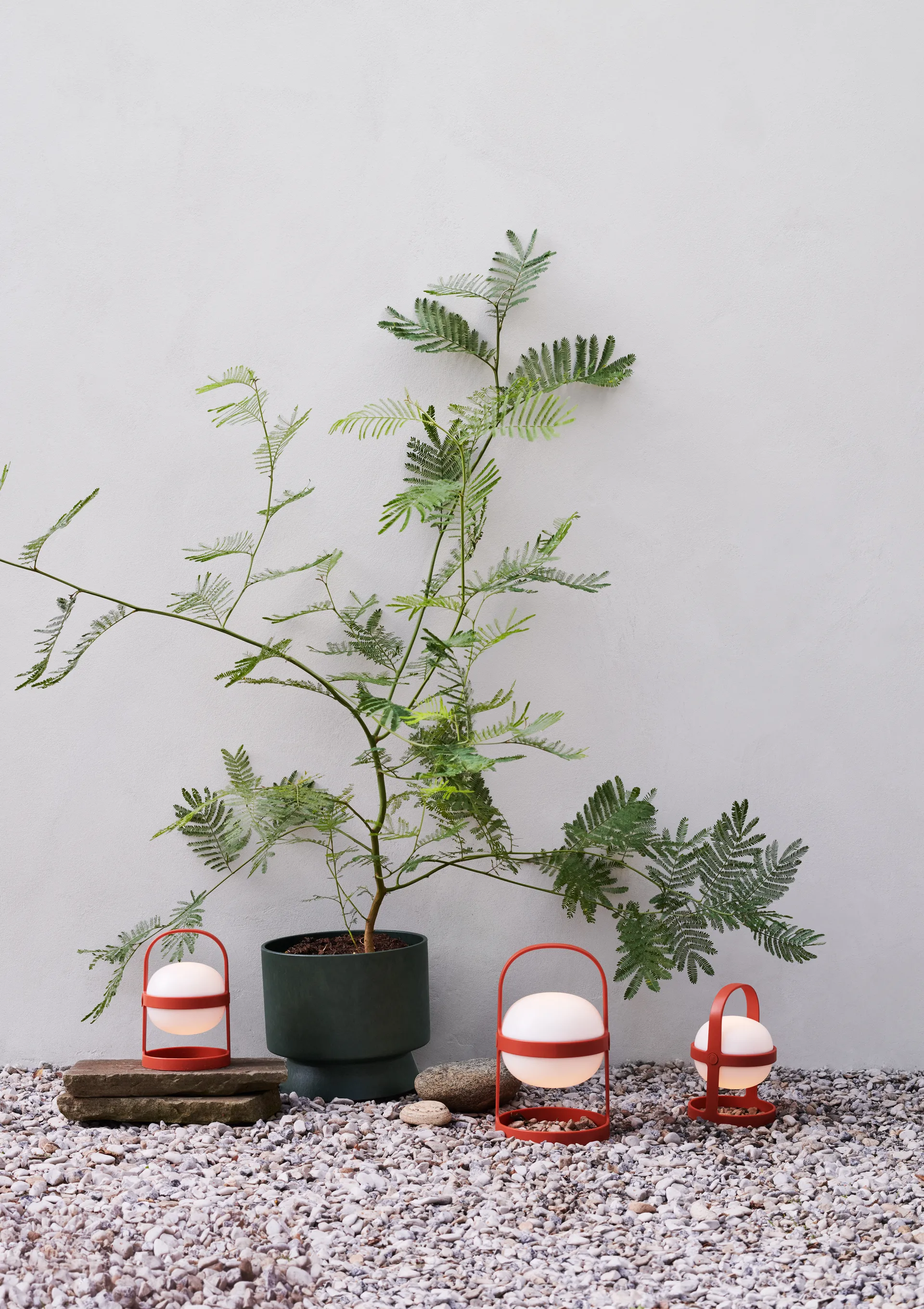 Lampada solare Soft Spot terracotta, 25 cm Rosendahl