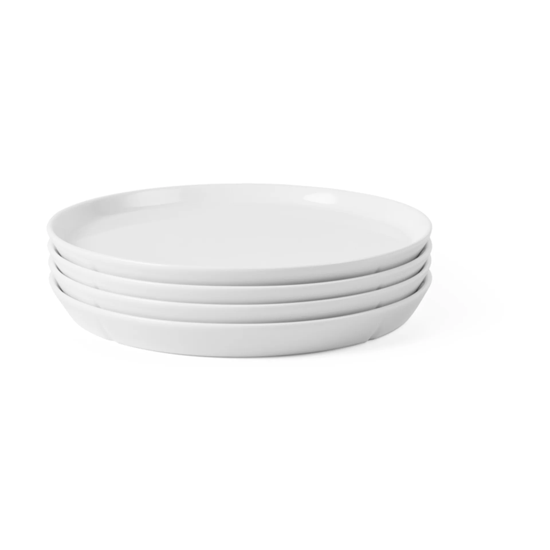 Piatto da pranzo Grand Cru Essentials, Ø 20,5 cm, confezione da 4, Bianco Rosendahl