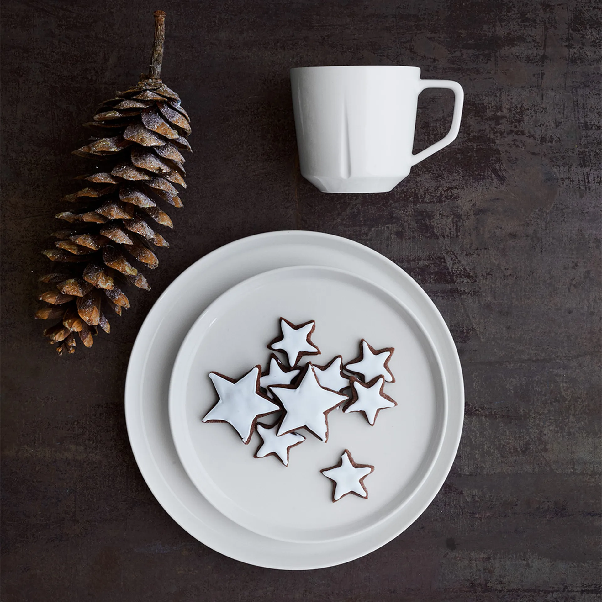 Piatto da pranzo Grand Cru Essentials, Ø 20,5 cm, confezione da 4, Bianco Rosendahl