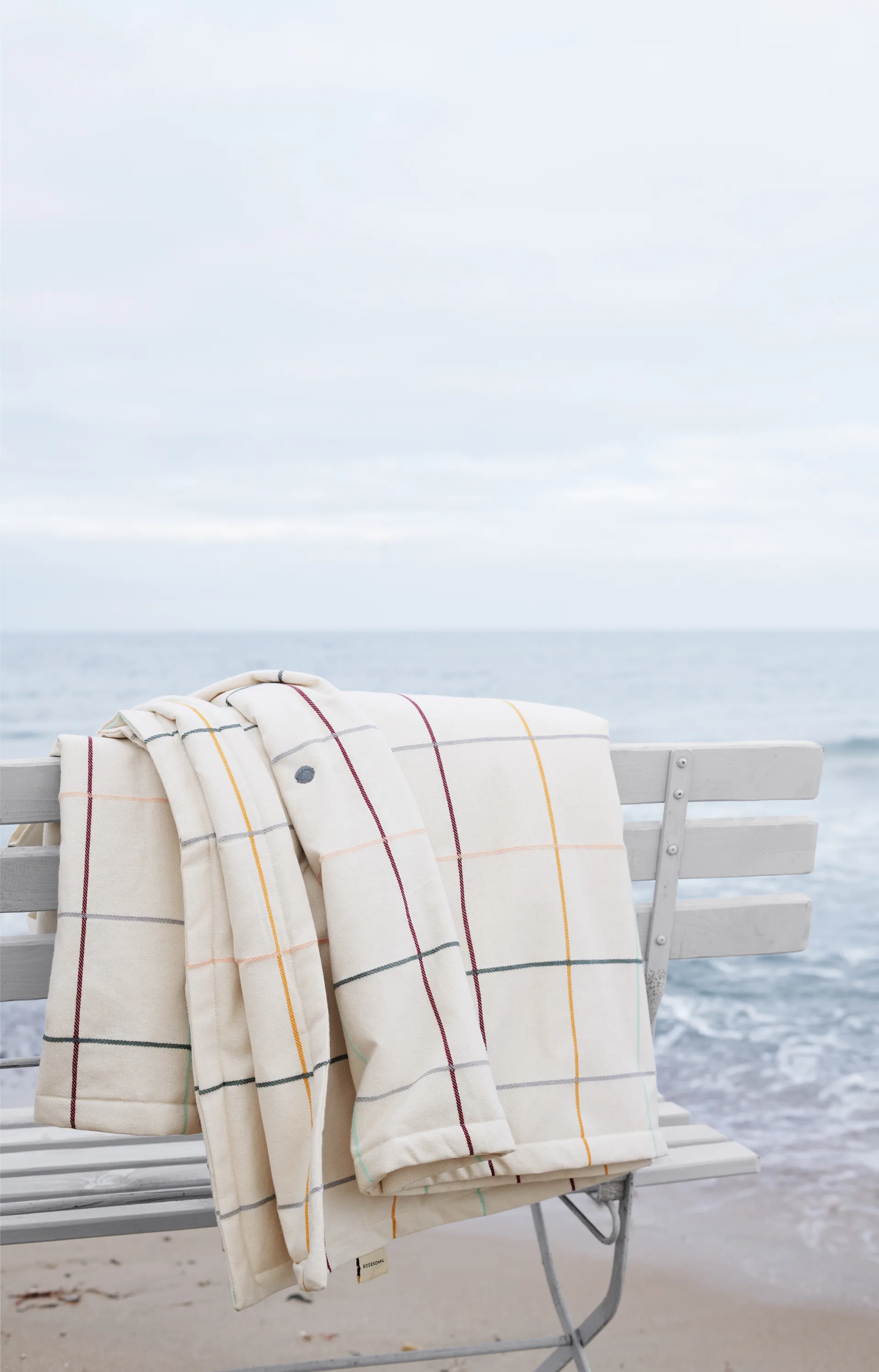 Plaid trapuntato Outdoor Check 130x180, Multicolore Rosendahl