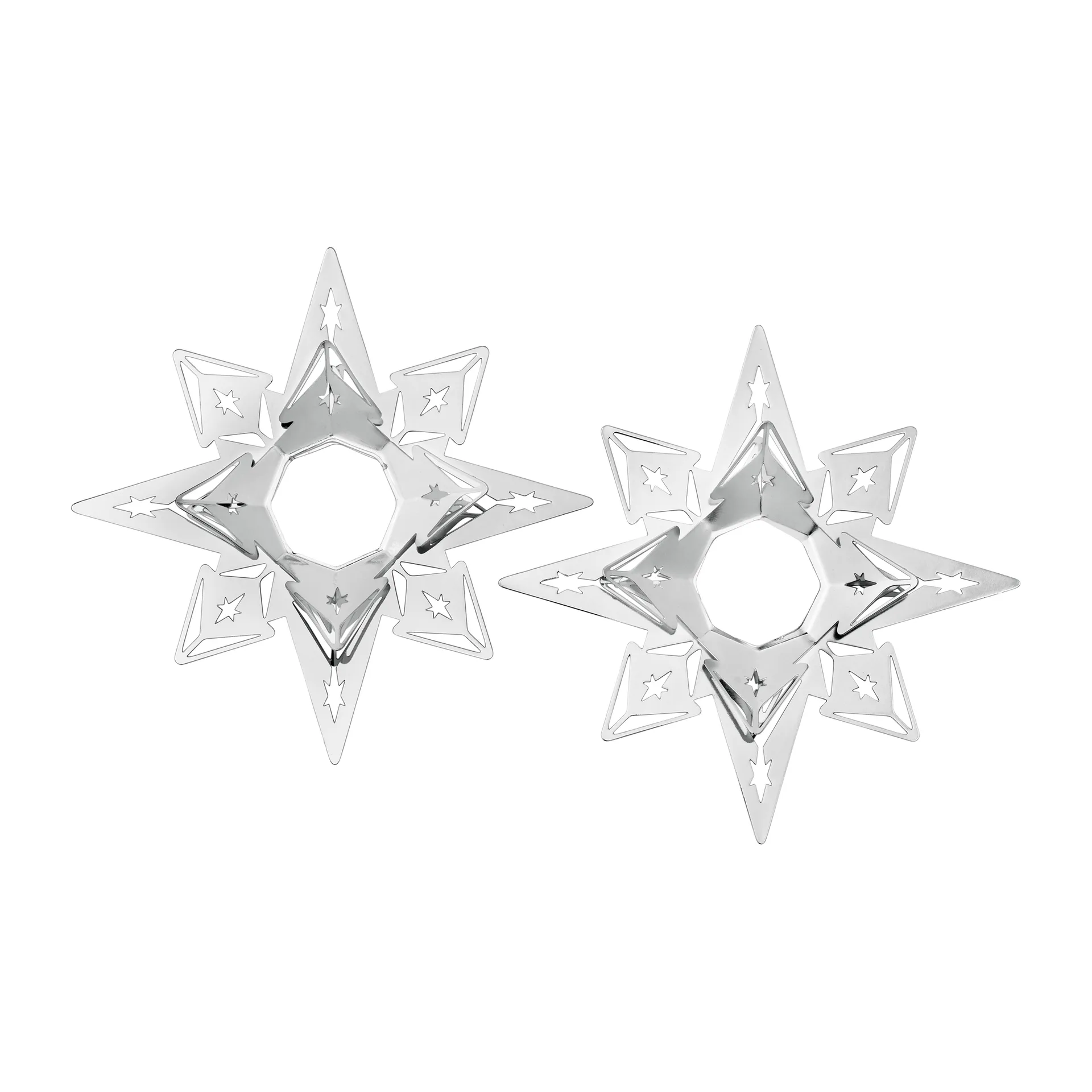 Salvagoccia per candele Karen Blixen, 3 cm, confezione da 2, Placcato argento Rosendahl