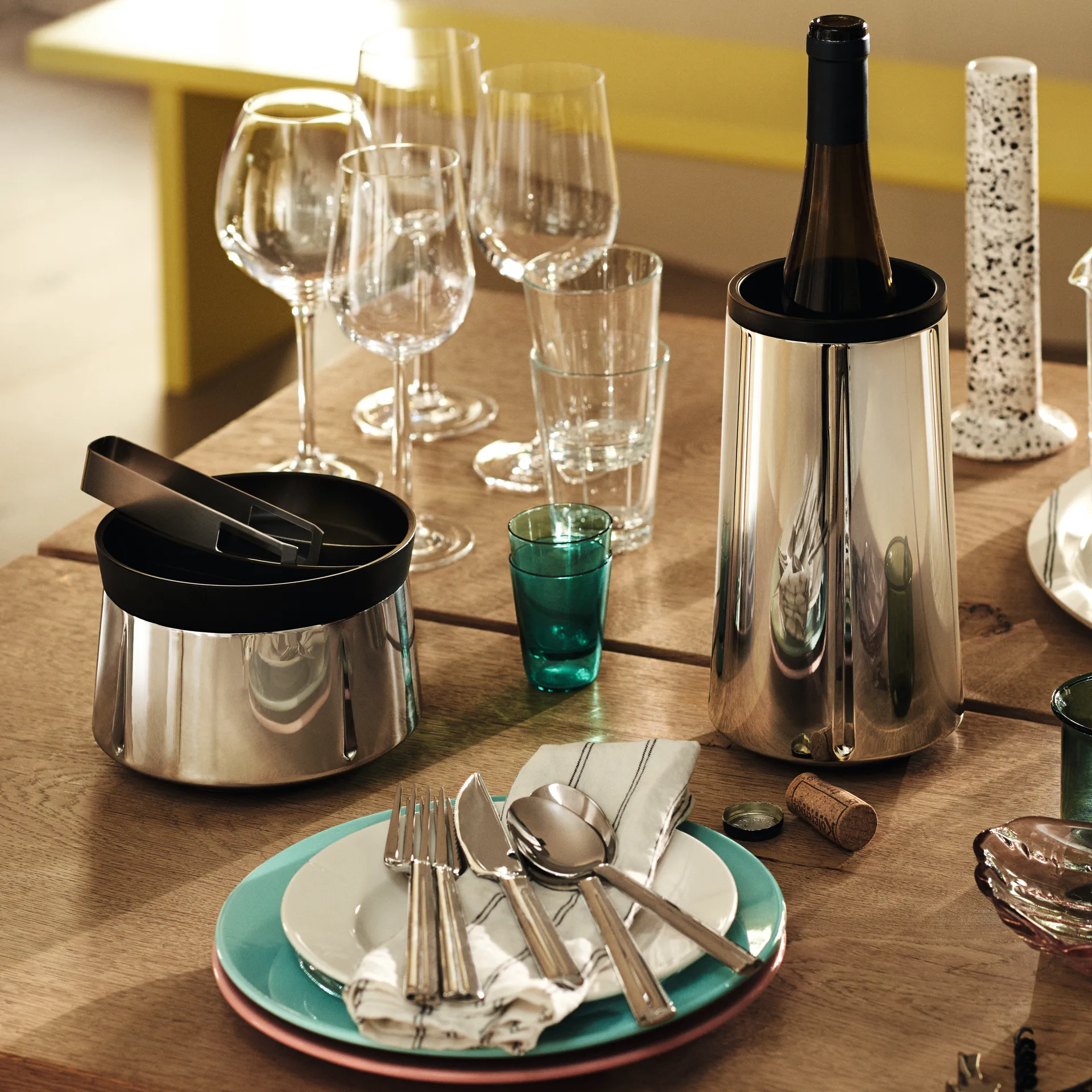 Secchiello per bottiglie Grand Cru, Acciaio inossidabile Rosendahl