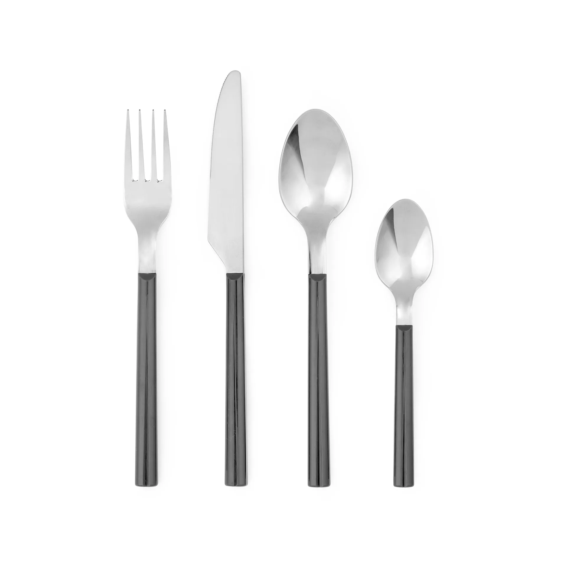 Set di posate Grand Cru, 16 pezzi, Grigio cenere, grigio Rosendahl