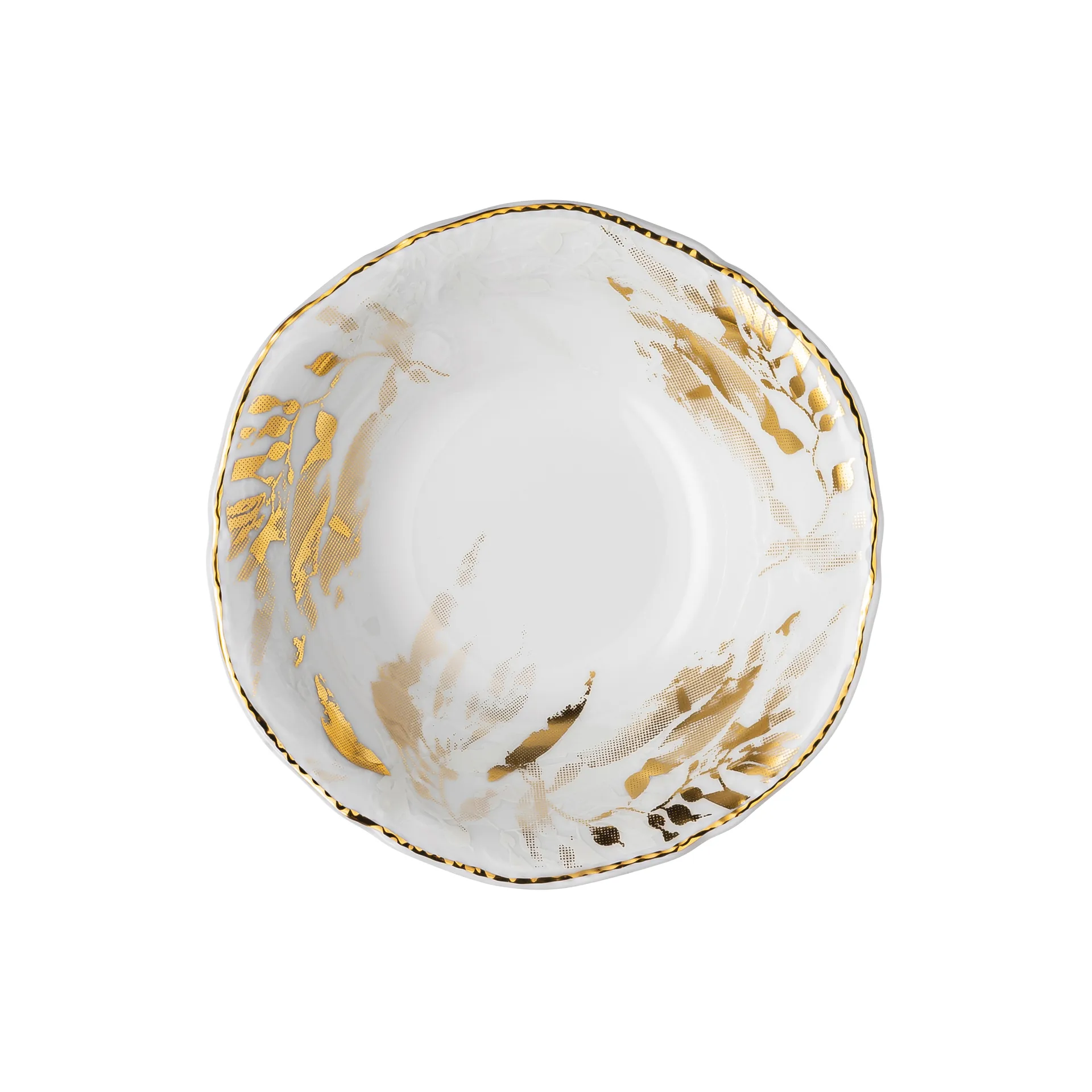 Ciotola da frutta Rosenthal Heritage Midas 15 cm, bianco-oro Rosenthal