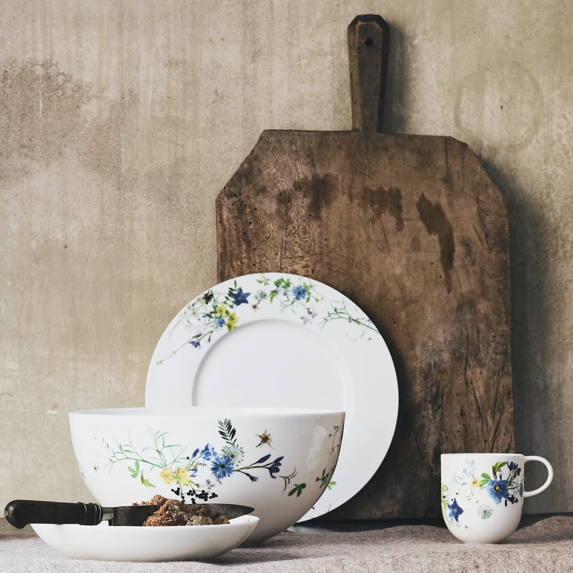 Piatto Fleurs des Alpes Brillance 28 cm, multicolore Rosenthal