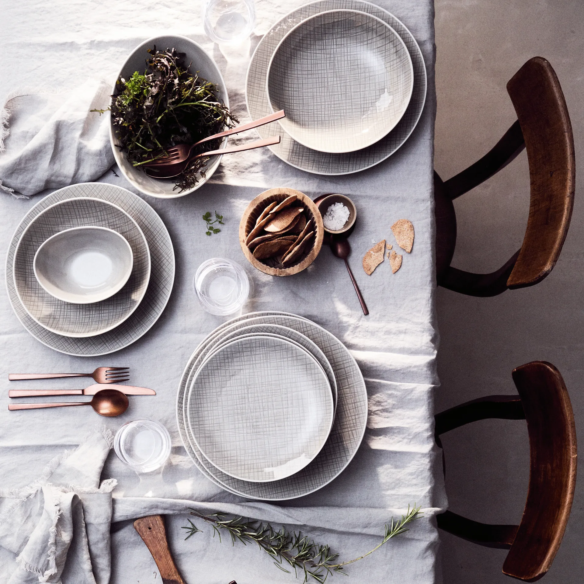 Piatto fondo Mesh 21 cm, mountain Rosenthal