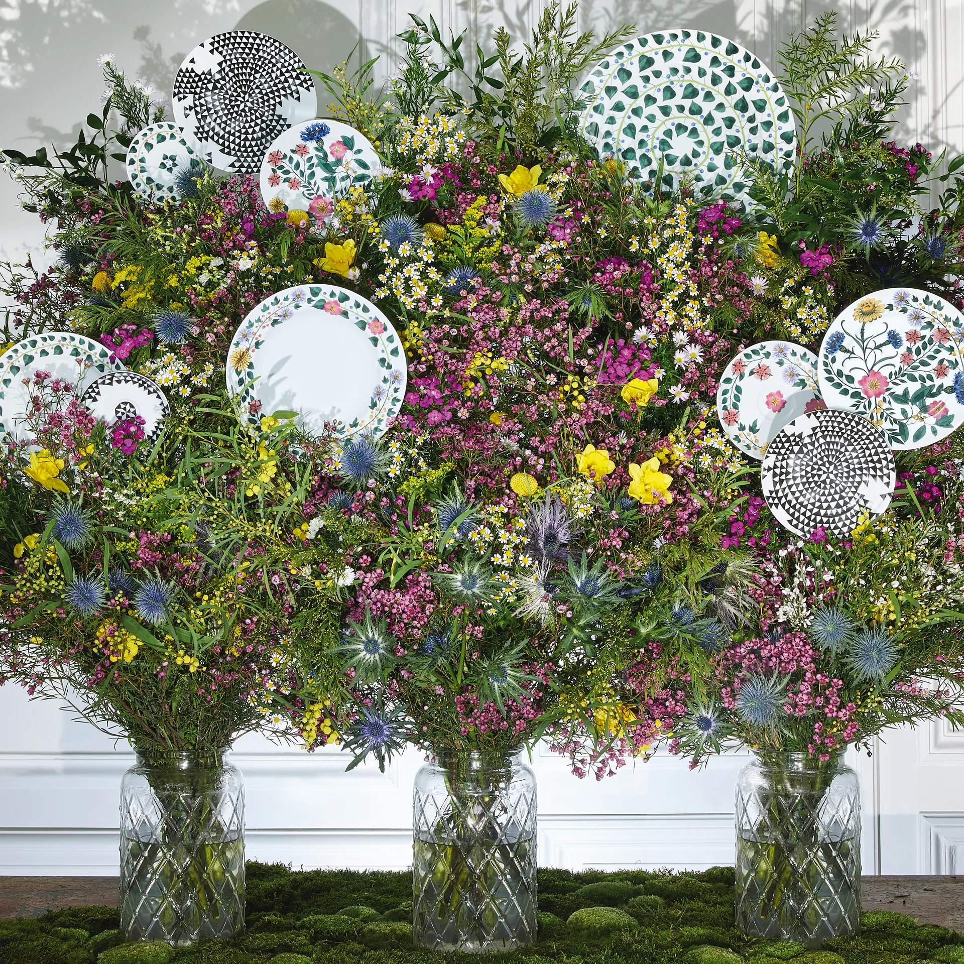 Piatto Magic Garden Foliage 21 cm, bianco-verde Rosenthal