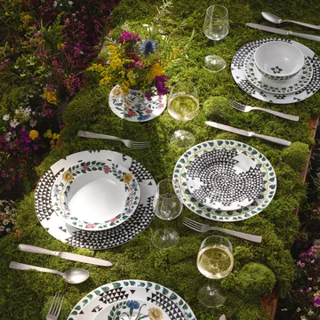 Piatto Magic Garden Foliage 21 cm - bianco-verde - Rosenthal