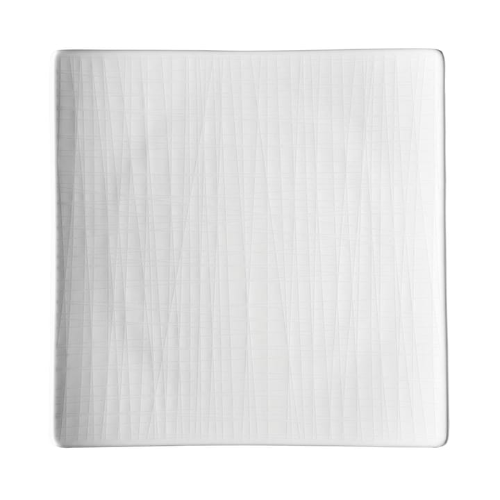 Piatto quadrato Mesh 22 cm - bianco - Rosenthal