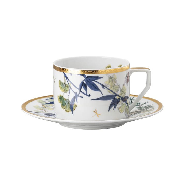 Tazza da tè con piattino Rosenthal Heritage Turandot  - bianco - Rosenthal