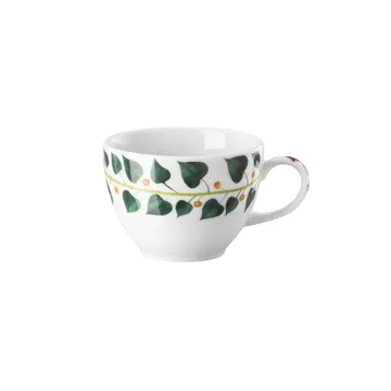 Tazzina da espresso Magic Garden Foliage 8 cl - bianco-verde - Rosenthal
