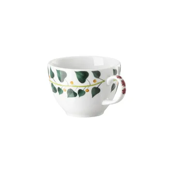 Tazzina da espresso Magic Garden Foliage 8 cl - bianco-verde - Rosenthal