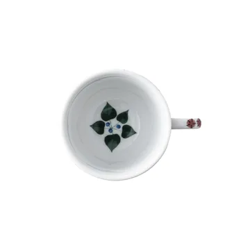 Tazzina da espresso Magic Garden Foliage 8 cl - bianco-verde - Rosenthal