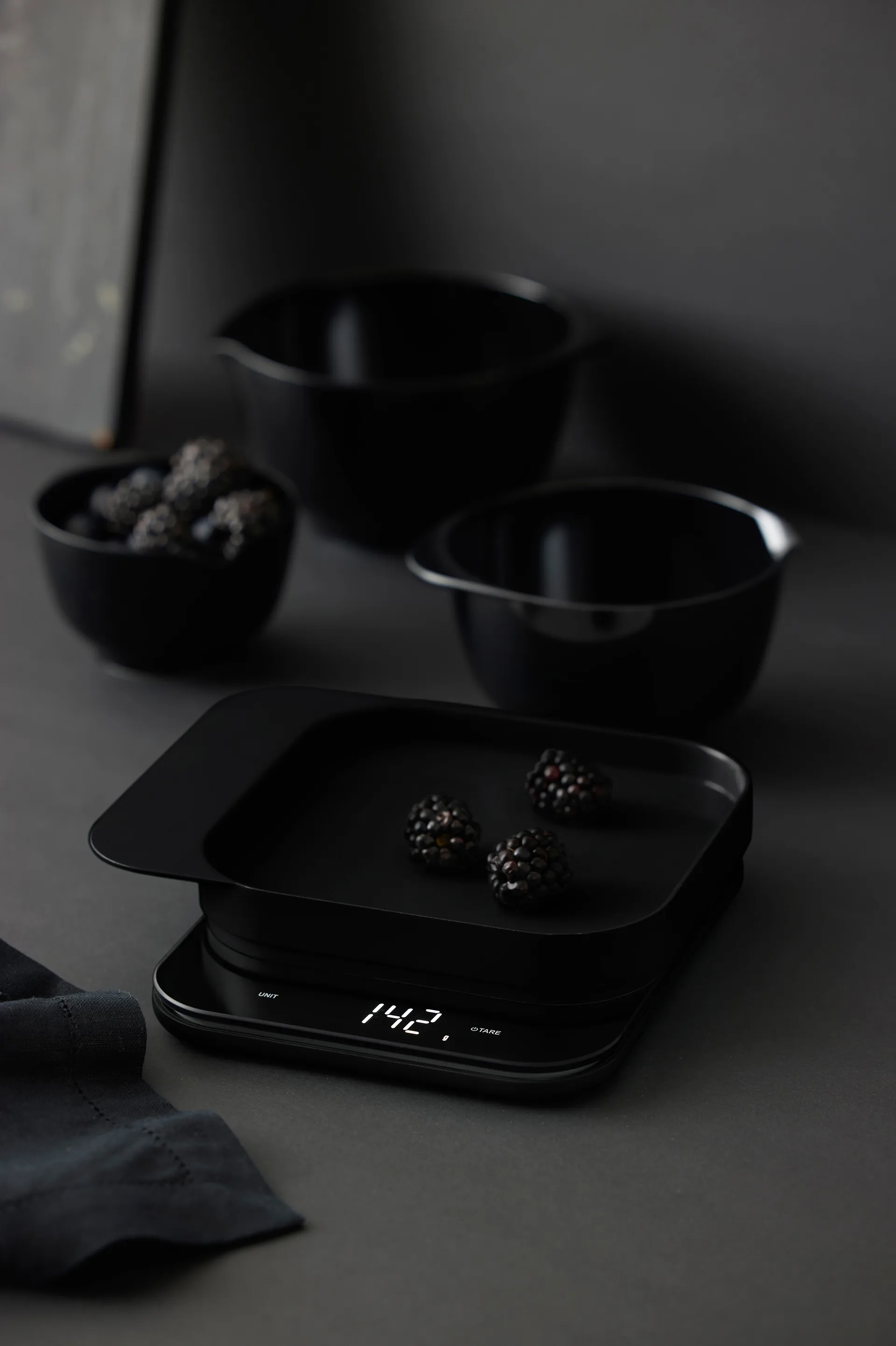 Bilancia da cucina Mensura, Nero Rosti
