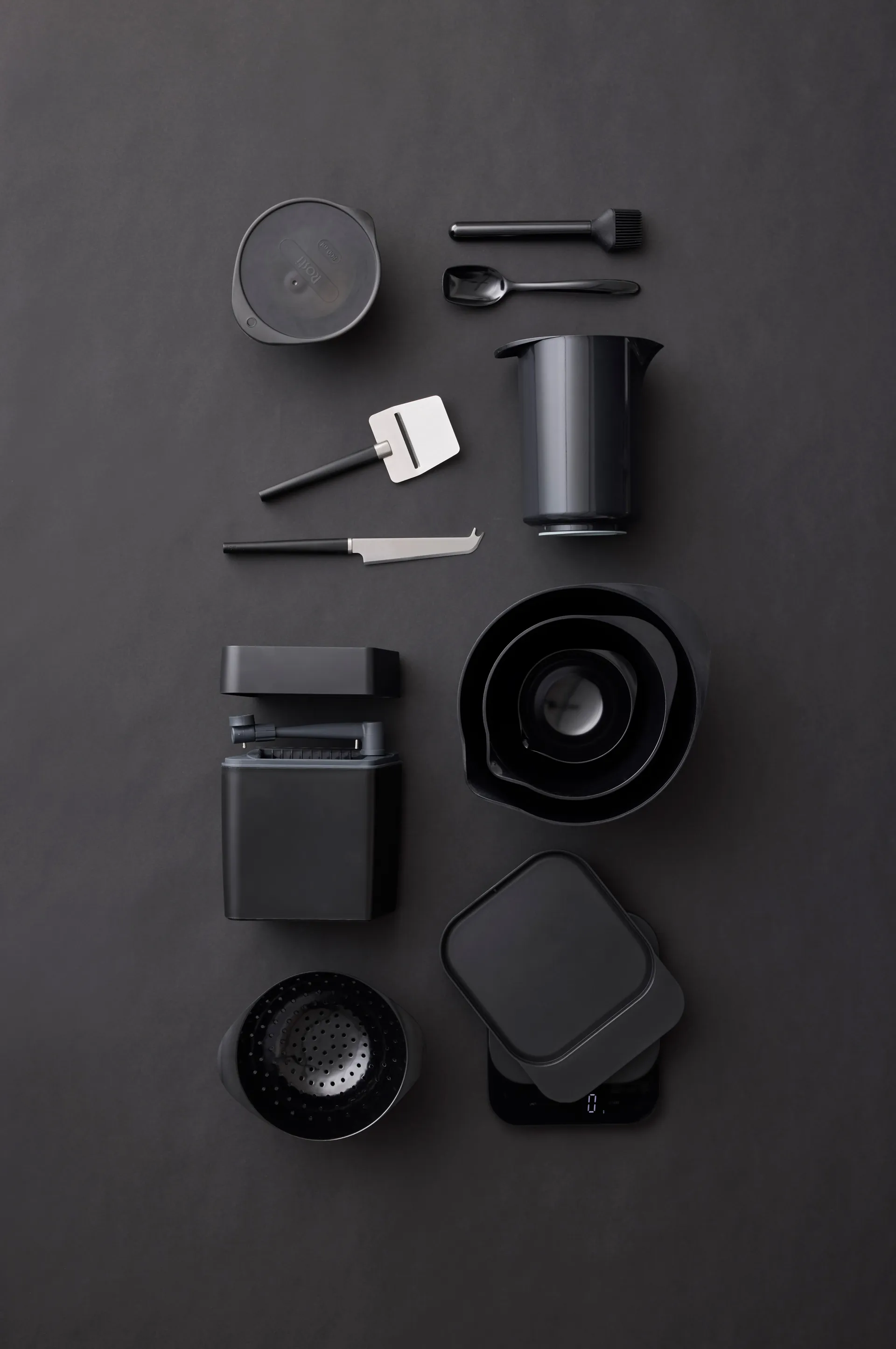 Margrethe scolapasta per ciotola 1,5 L, Black Rosti