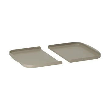 Separa set di vassoi - Humus, 2 pezzi - Rosti