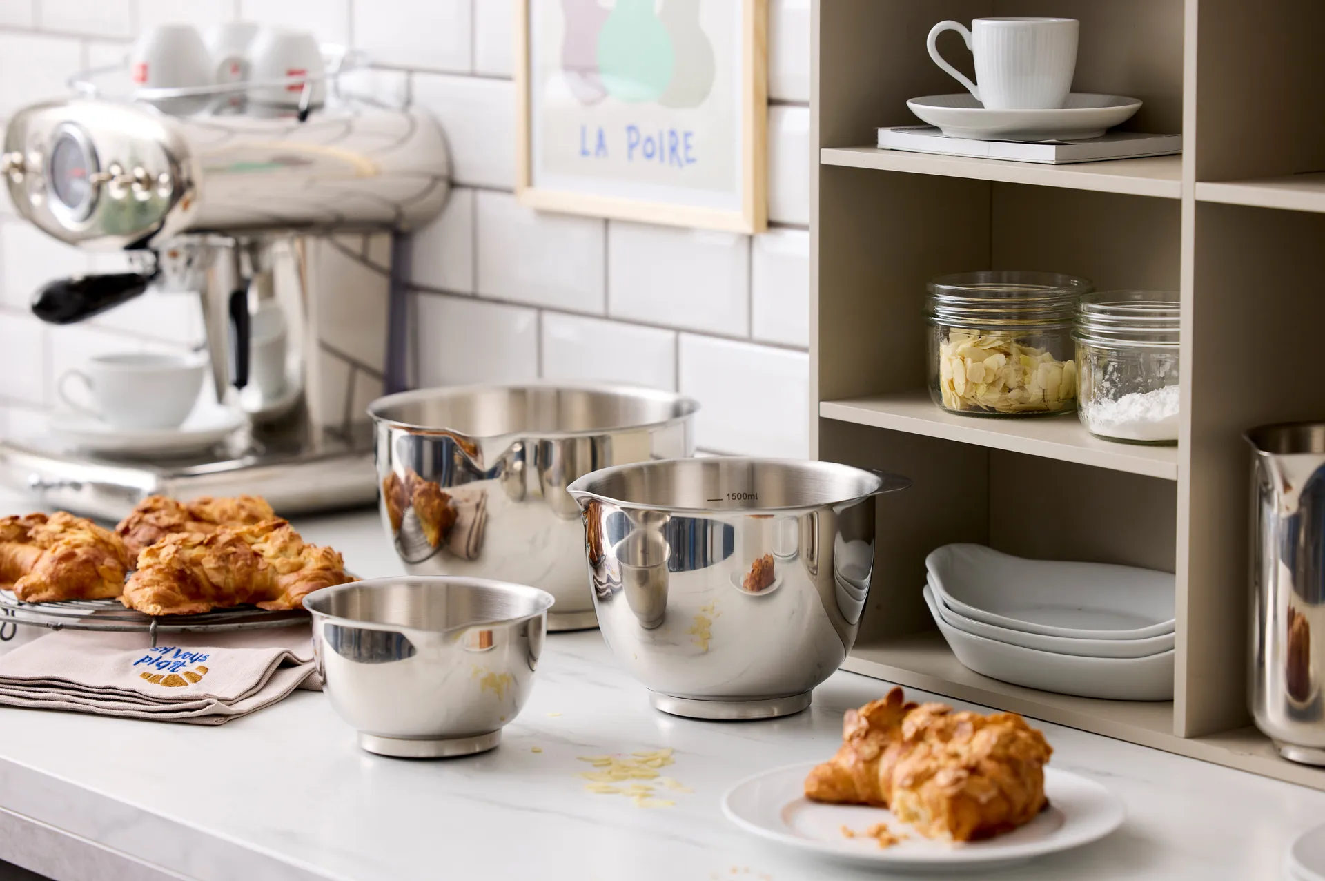 Set di ciotole Margrethe 3 pezzi, Acciaio inossidabile Rosti