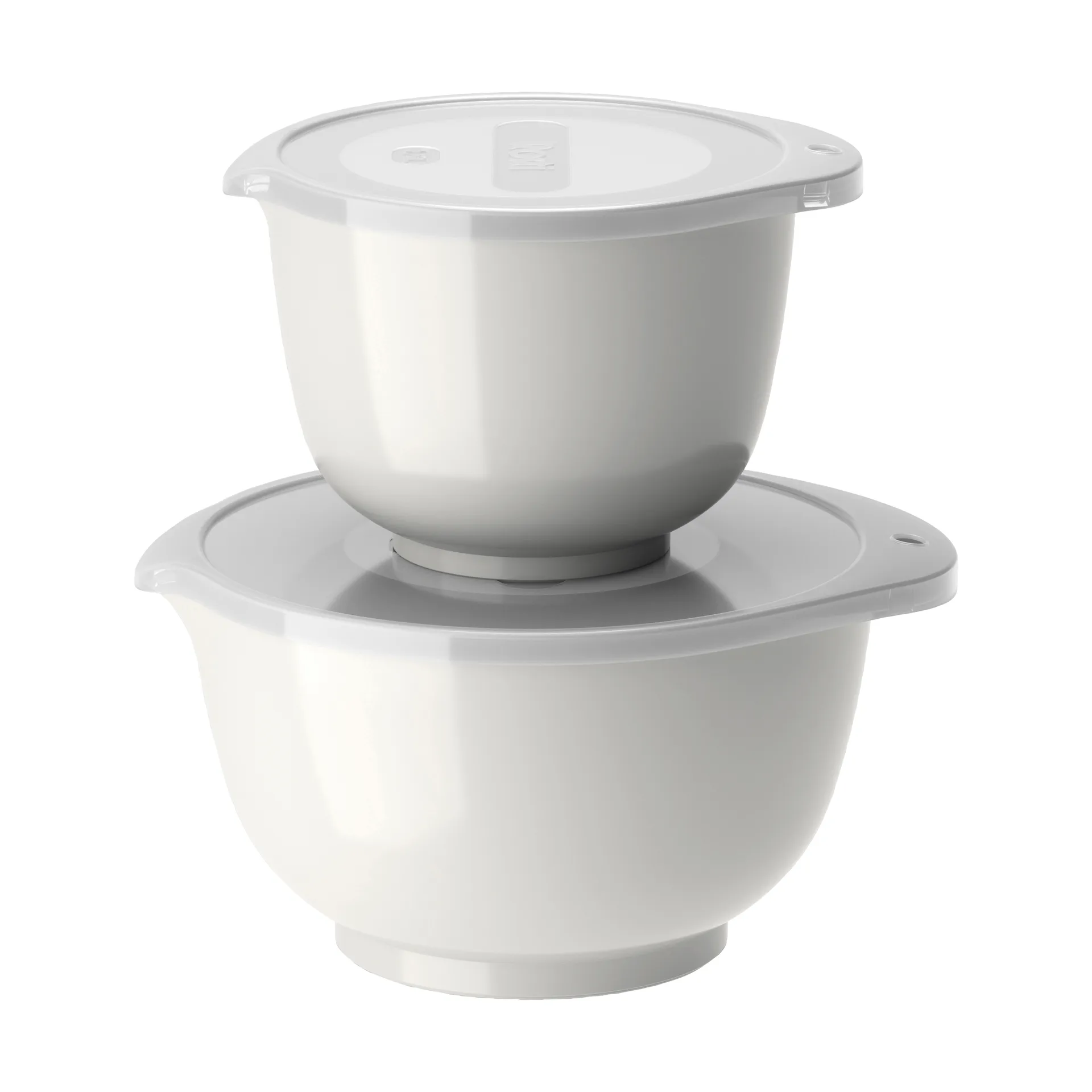 Set di ciotole Margrethe da 2 pezzi, Bianco Rosti