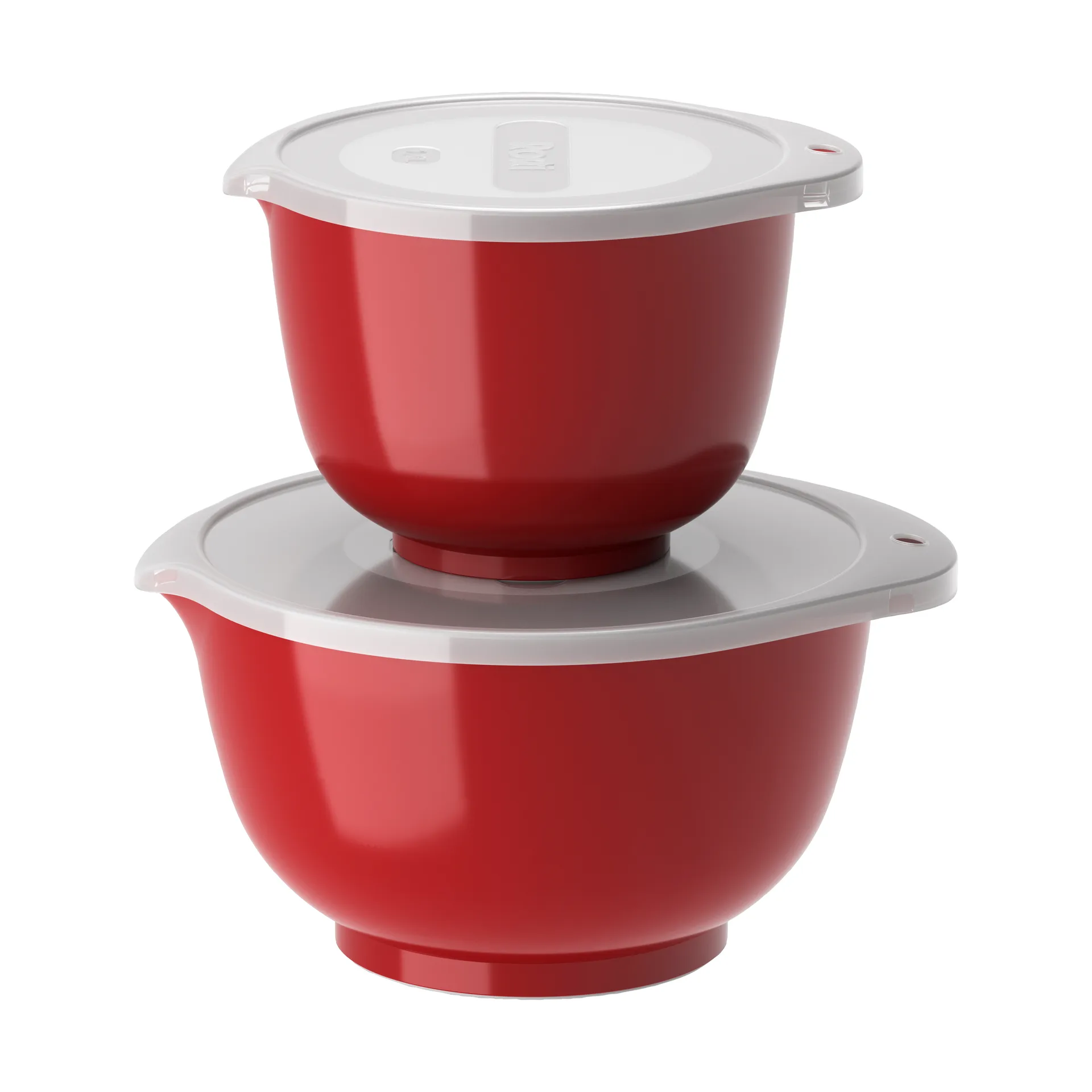 Set di ciotole Margrethe da 2 pezzi, Rosso Rosti