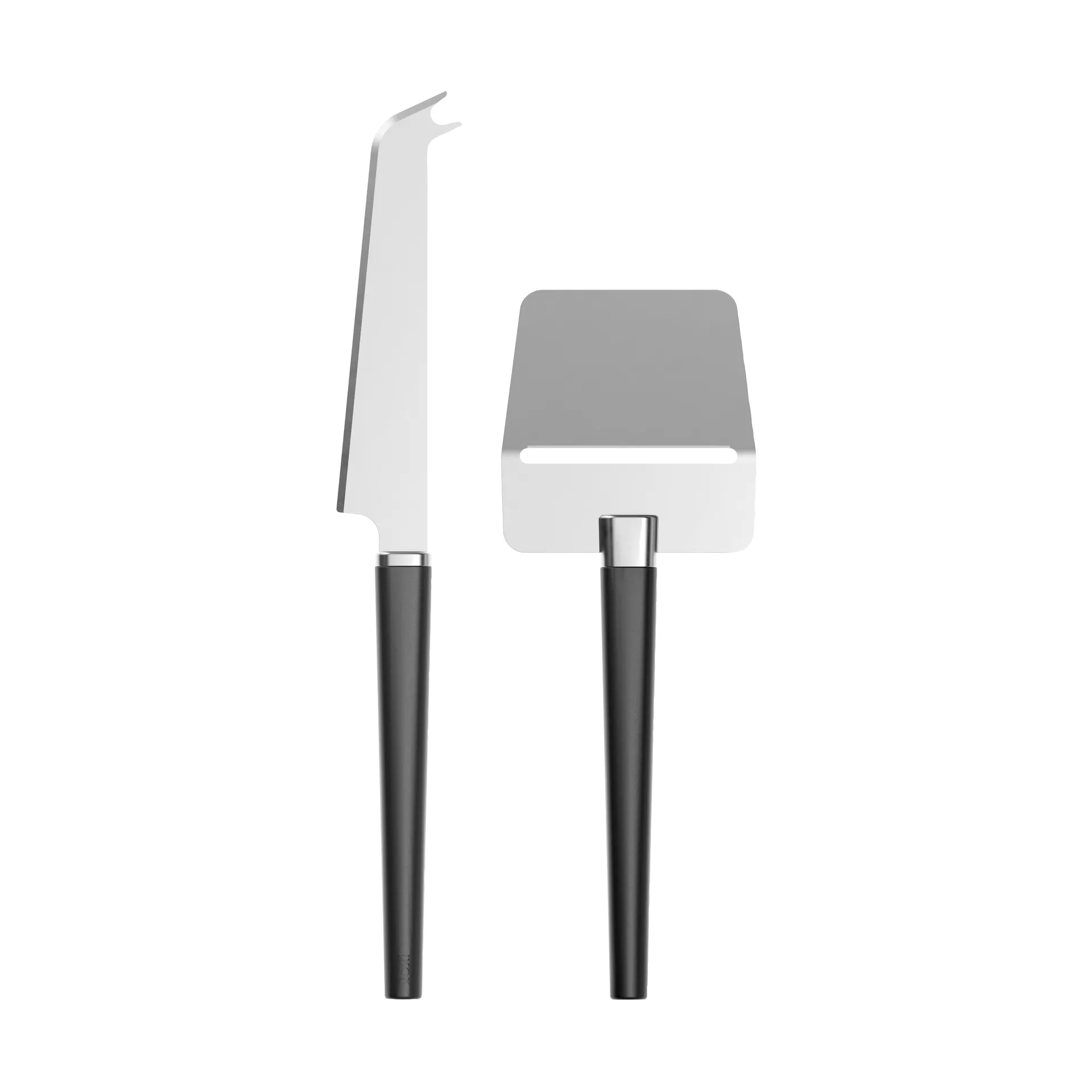 Set per formaggi Emma 2 pezzi, Nero Rosti