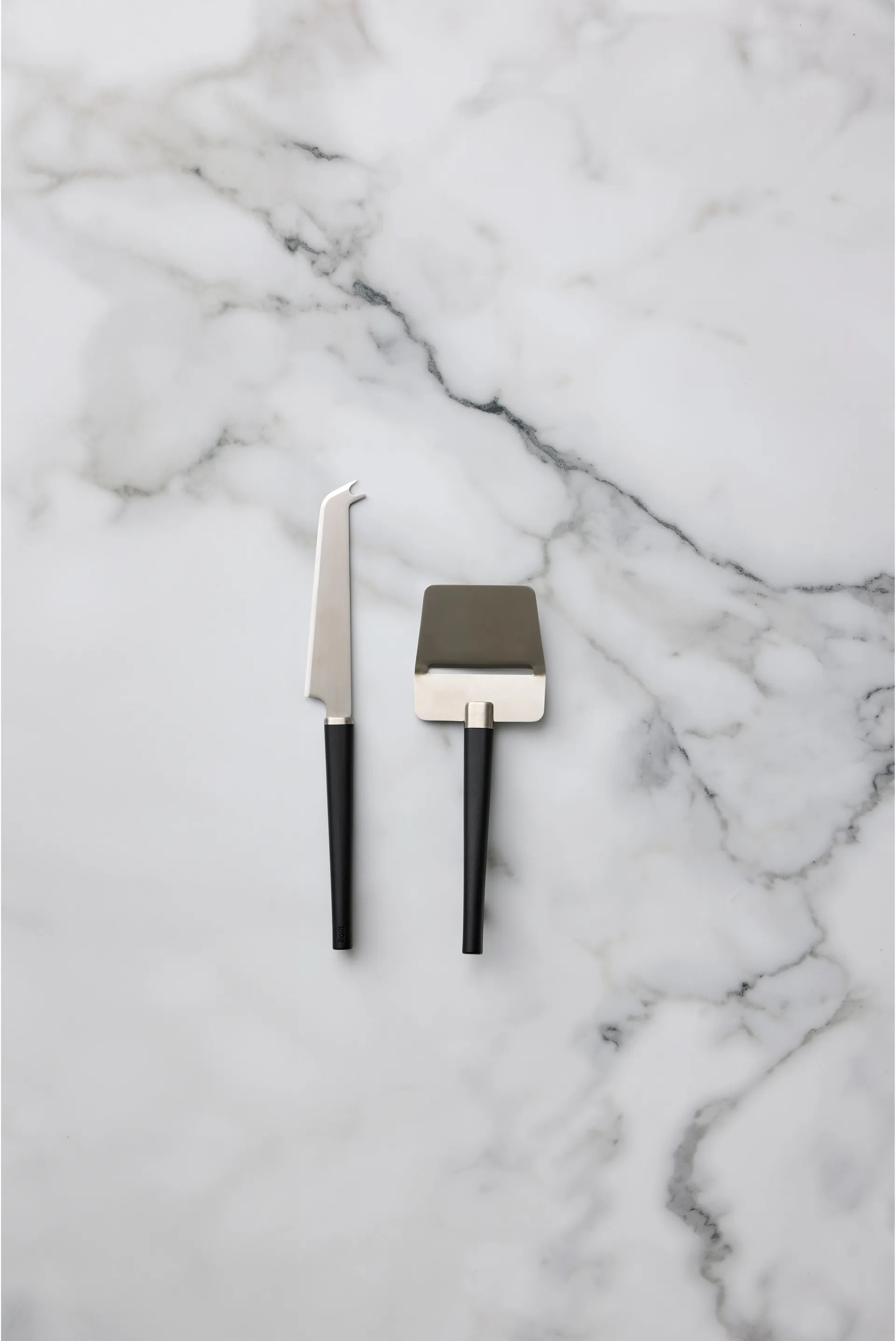 Set per formaggi Emma 2 pezzi, Nero Rosti