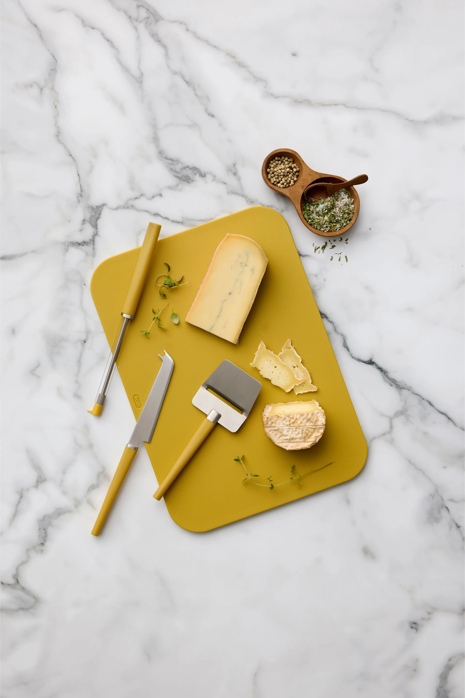 Set per formaggi Emma 3 pezzi, Curry Rosti