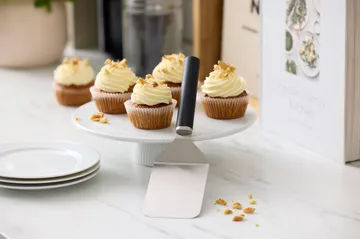 Spatola larga Emma in acciaio 26 cm - Nero - Rosti