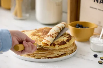 Spatola stretta Emma in acciaio 33 cm - Curry - Rosti