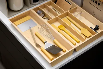 Spatola stretta Emma in acciaio 33 cm - Curry - Rosti