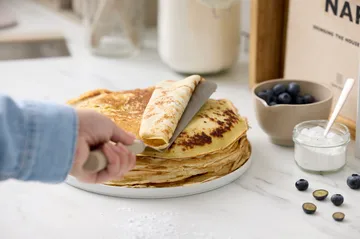 Spatola stretta Emma in acciaio 33 cm - Humus - Rosti