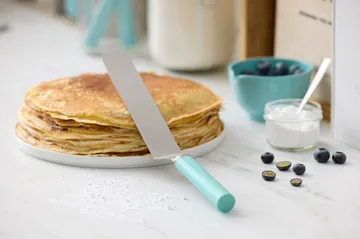 Spatola stretta Emma in acciaio 33 cm - Nordic green - Rosti