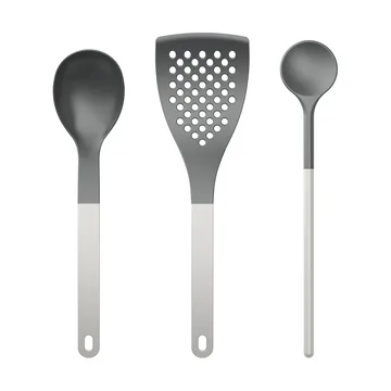 Utensili da cucina Optima 1 3 pezzi - Nylon bianco - Rosti