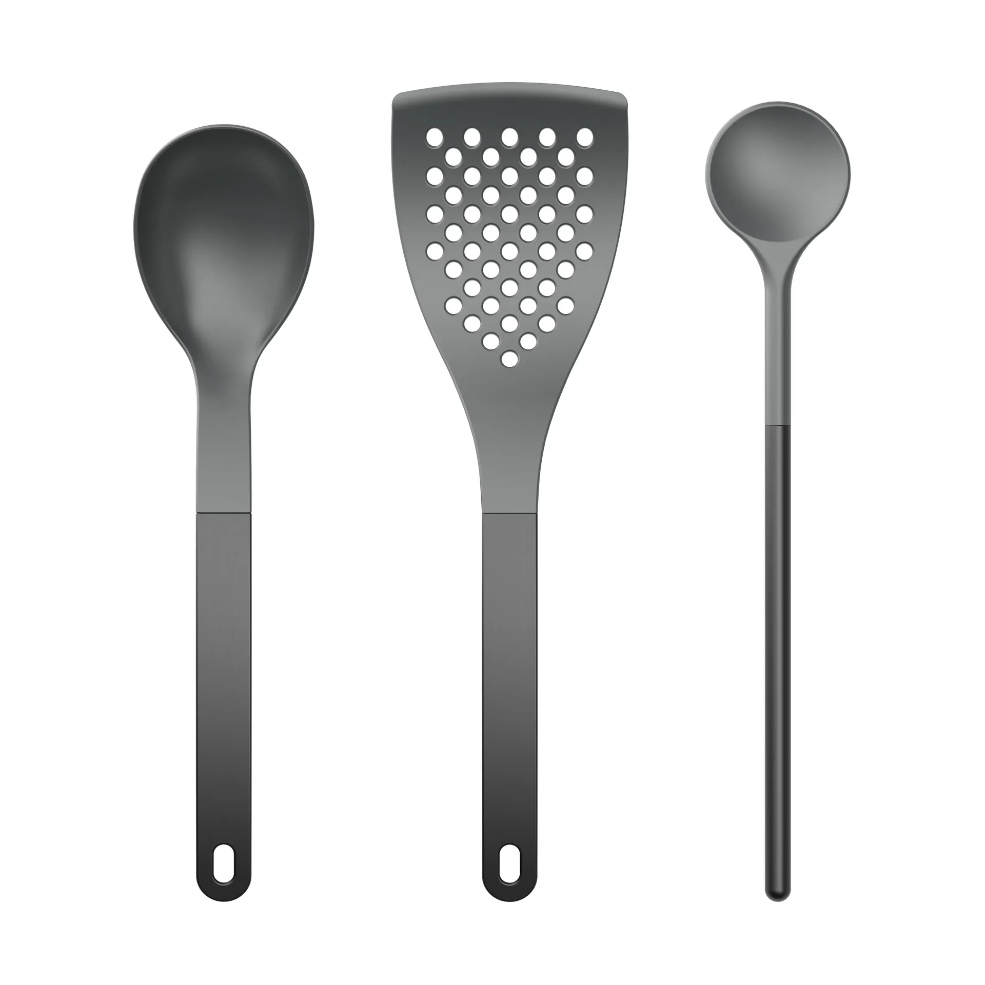 Utensili da cucina Optima 1 3 pezzi, Nylon nero Rosti