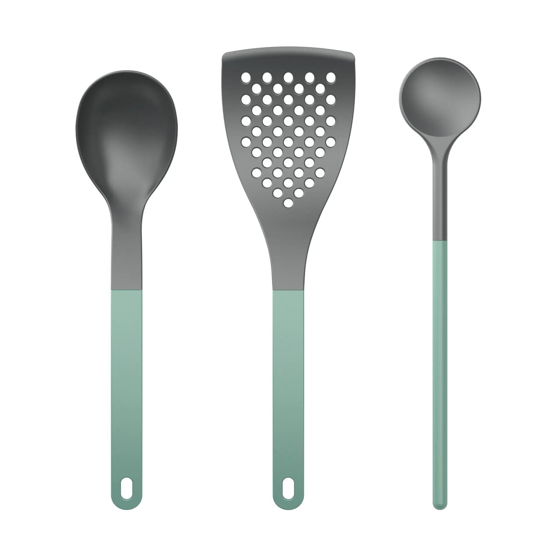 Utensili da cucina Optima 1 3 pezzi, Nylon verde nordico Rosti