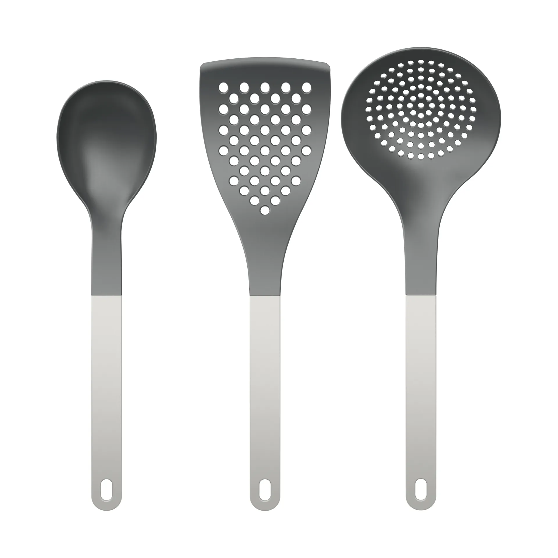 Utensili da cucina Optima 2 3 pezzi, Nylon bianco Rosti