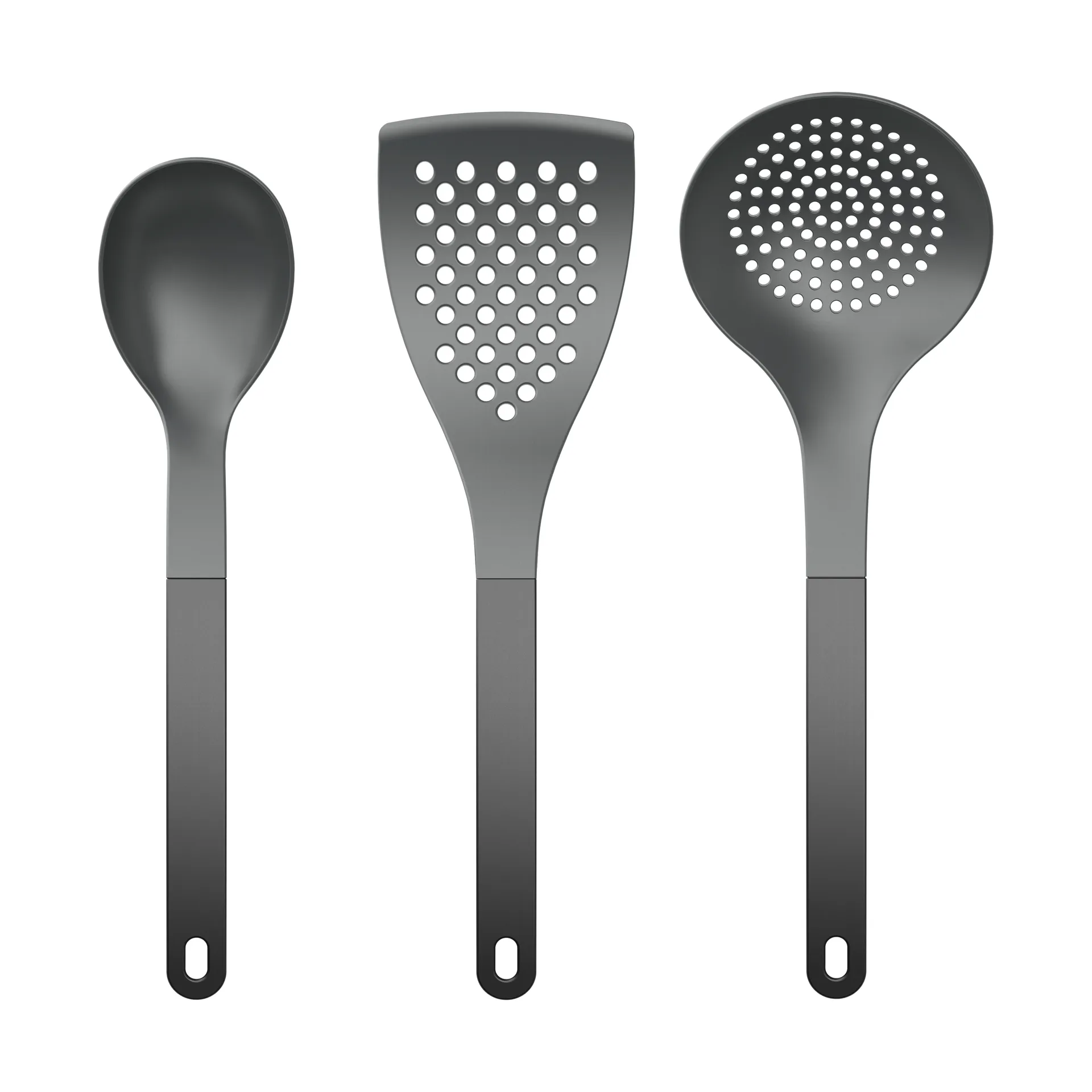 Utensili da cucina Optima 2 3 pezzi, Nylon nero Rosti