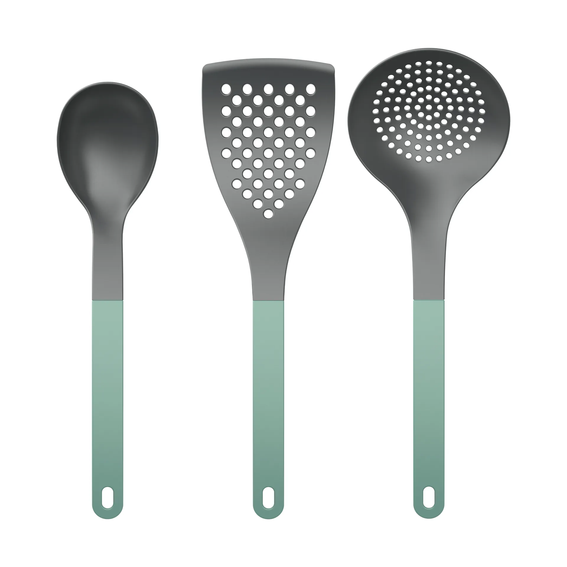 Utensili da cucina Optima 2 3 pezzi, Nylon verde nordico Rosti