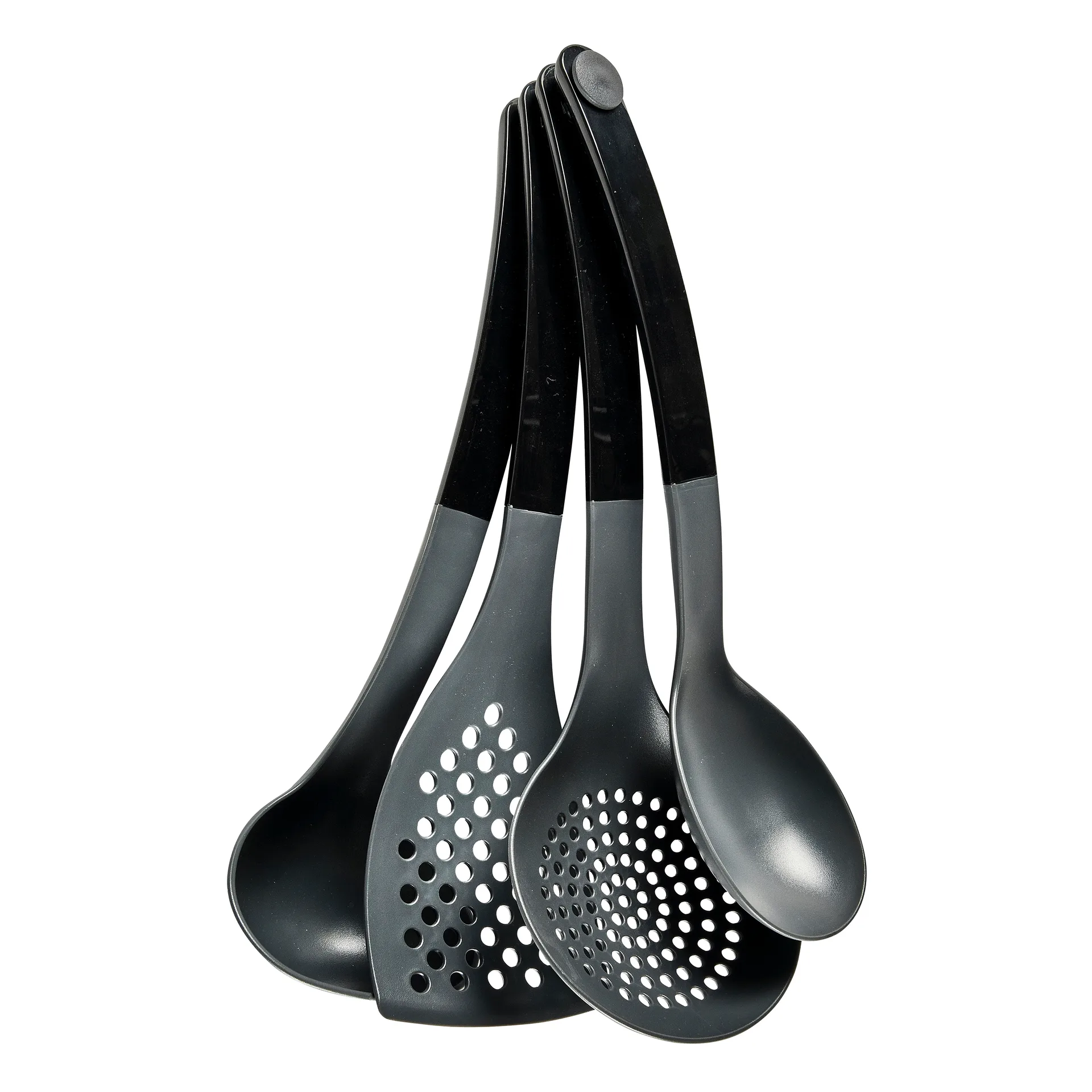 Utensili da cucina Optima 4 pezzi, nero Rosti