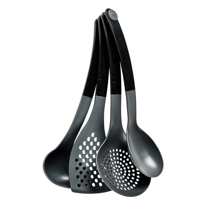 Utensili da cucina Optima 4 pezzi, nero Rosti