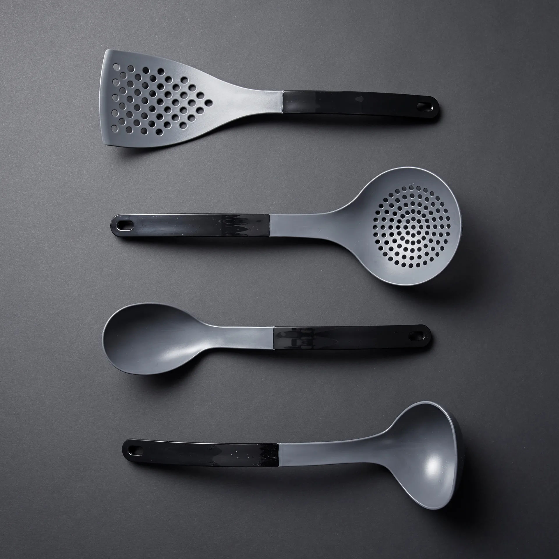Utensili da cucina Optima 4 pezzi, nero Rosti