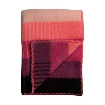 Coperta Åsmund gradient 135x200 cm - Pink-green - Røros Tweed