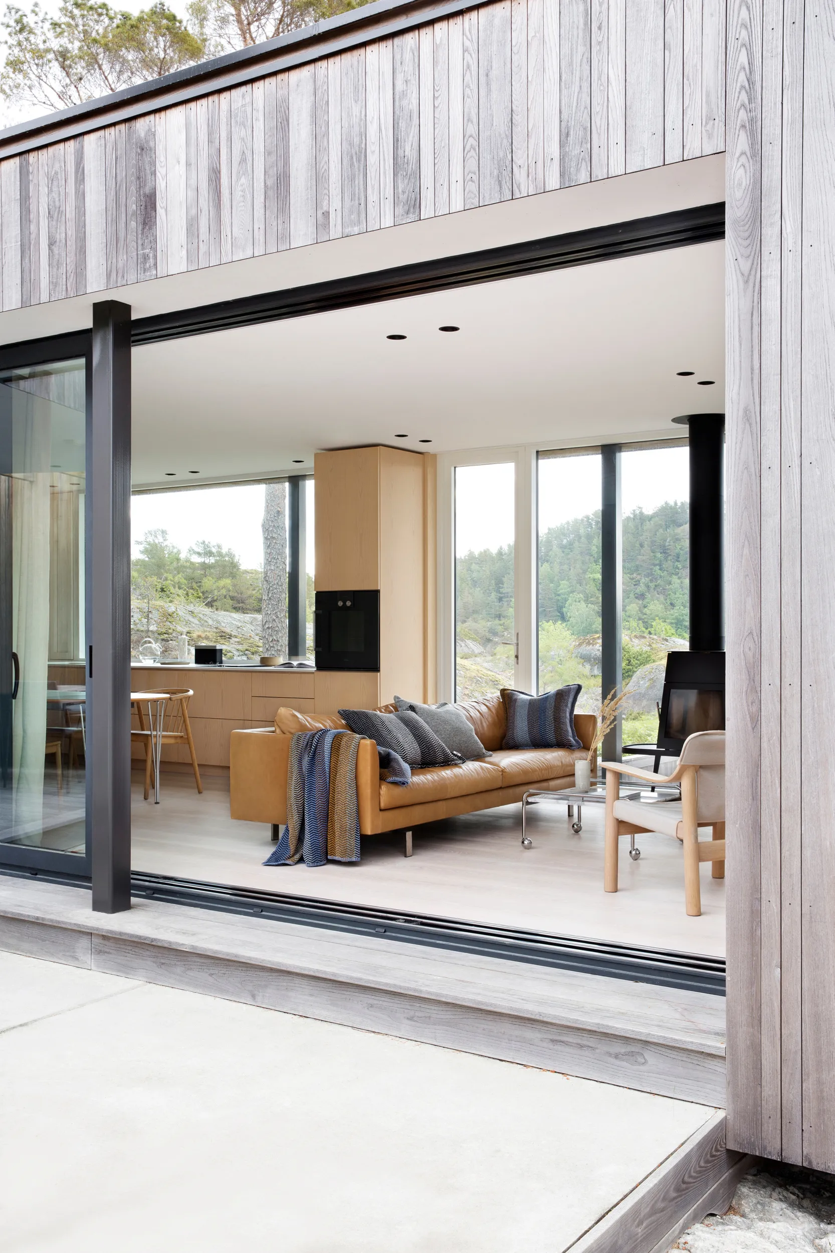 Coperta Fri 150x200 cm, November view Røros Tweed