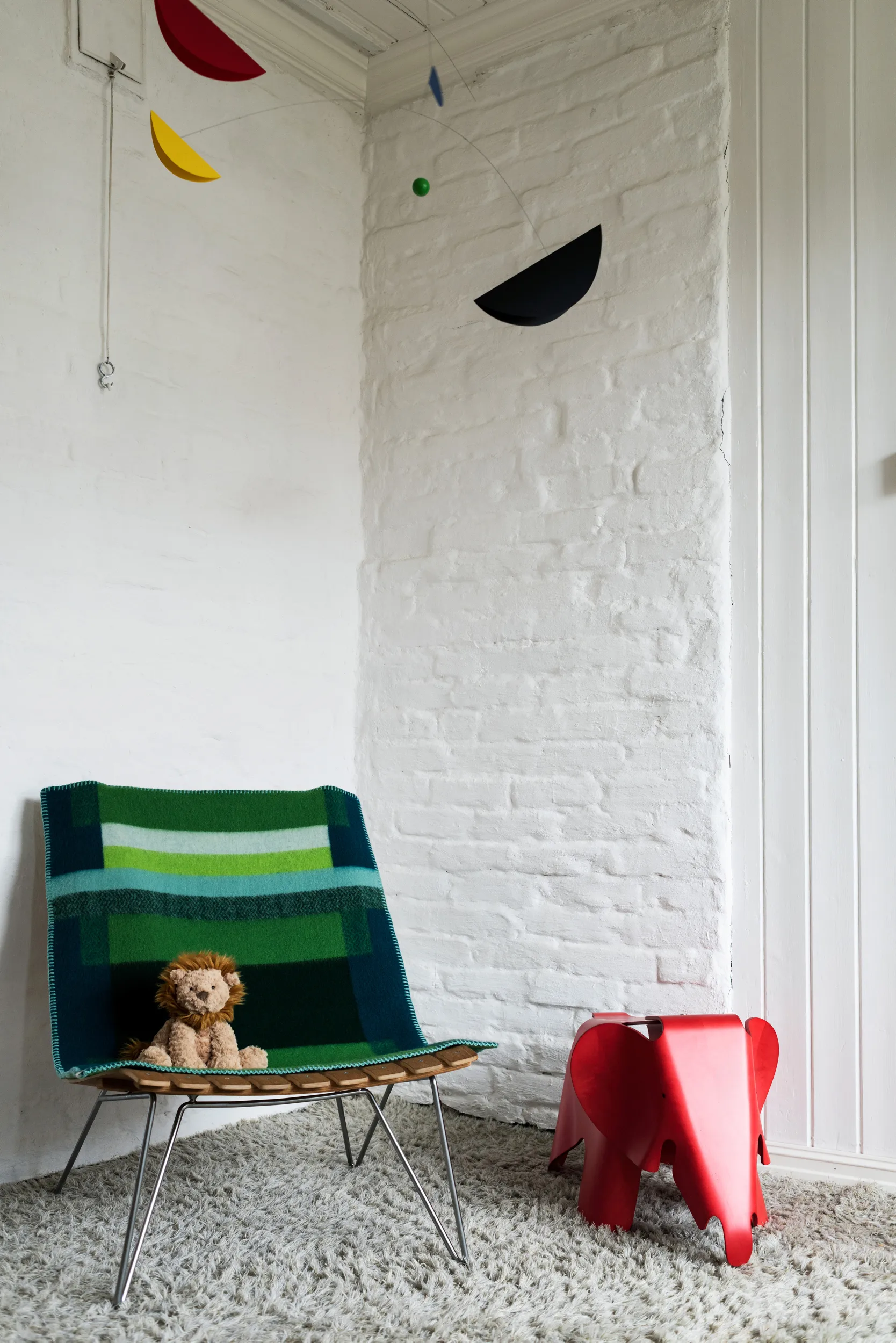 Coperta Mikkel 135x200 cm, Green Røros Tweed