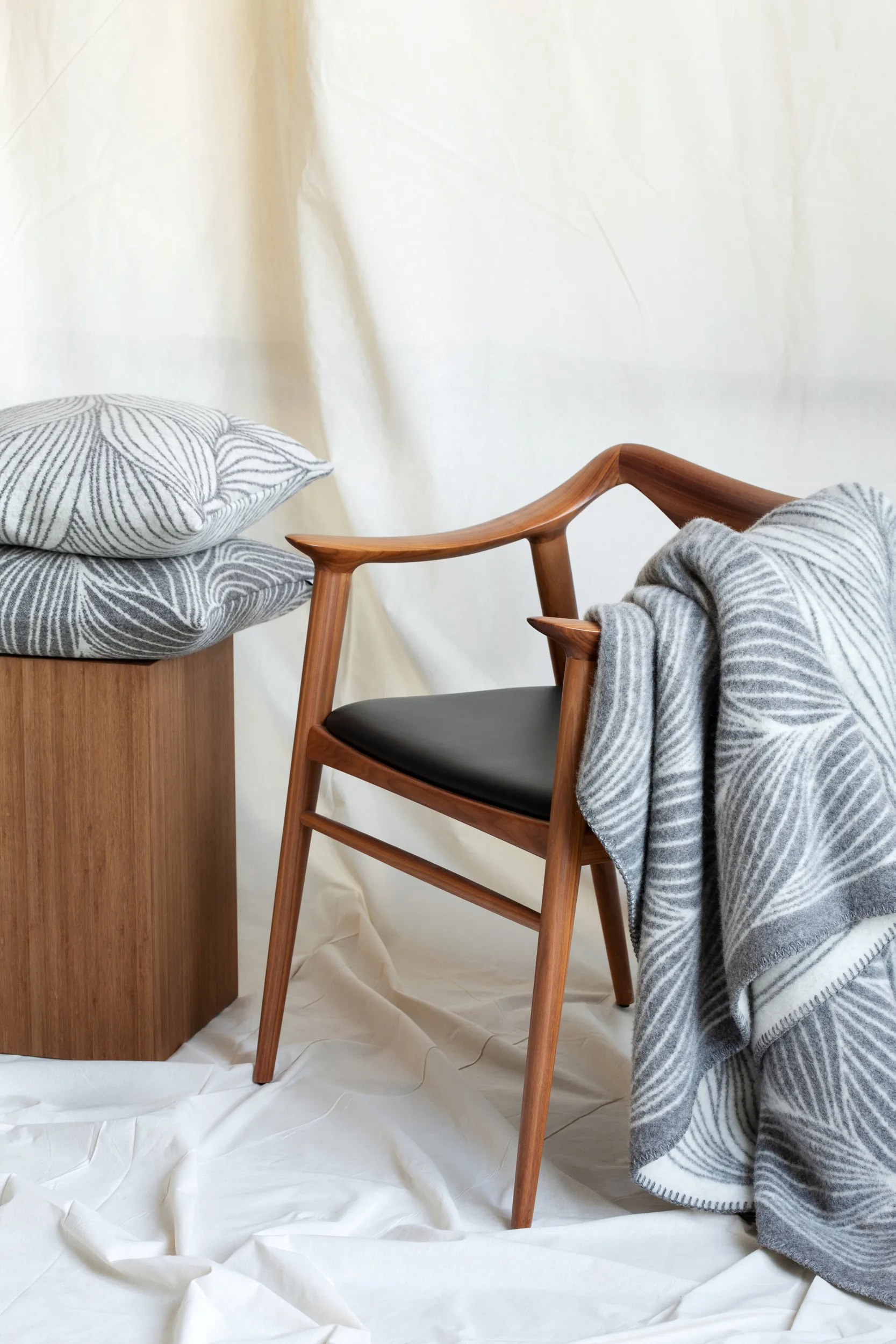 Coperta Naturpledd 135x200 cm, Flette Røros Tweed