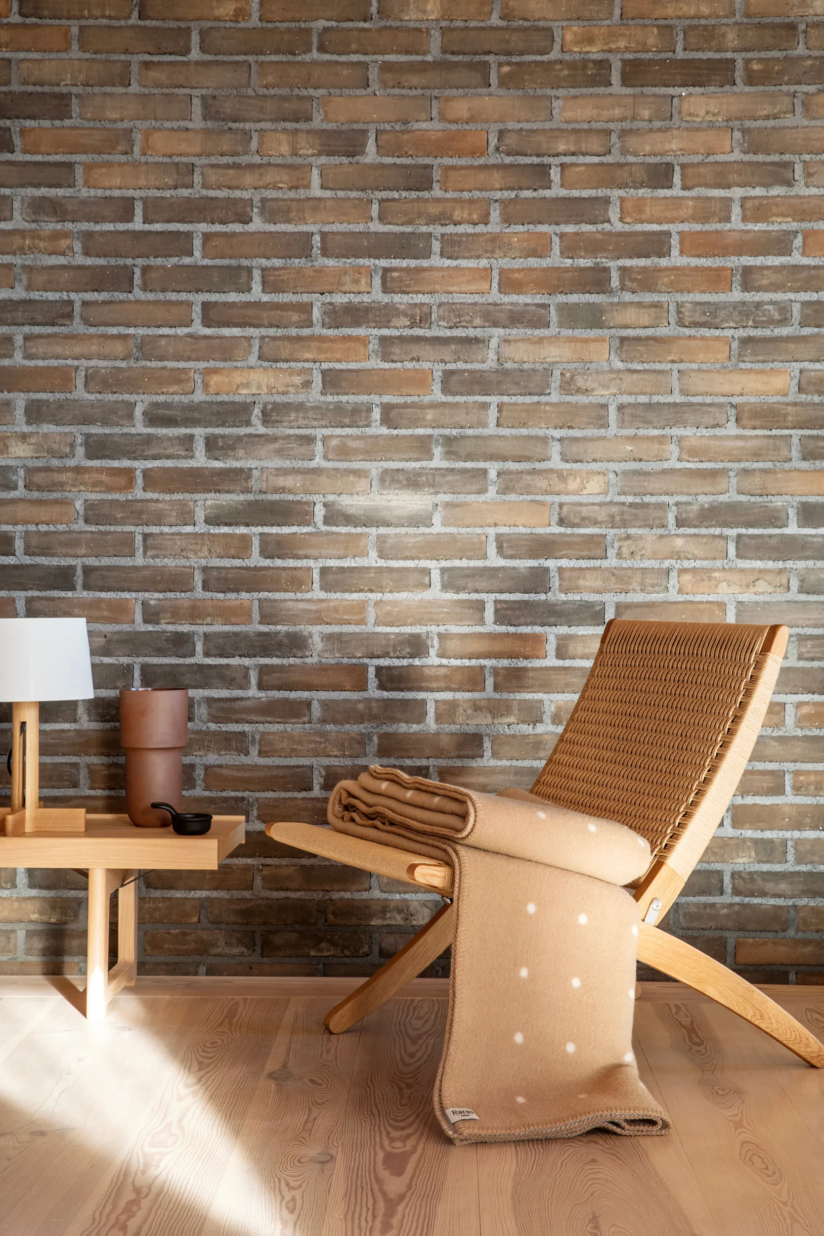 Coperta Pastille 135x200 cm, Mushroom Røros Tweed