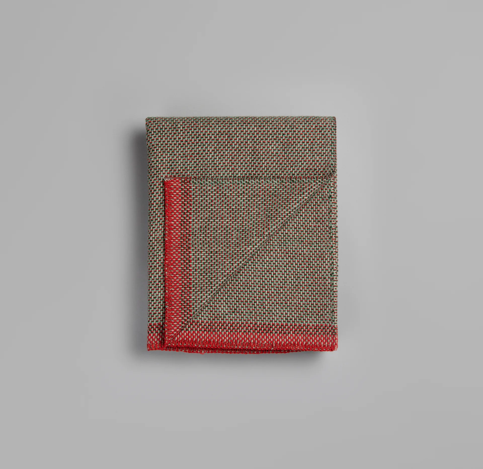 Coperta Una 150x200 cm, Green-red Røros Tweed