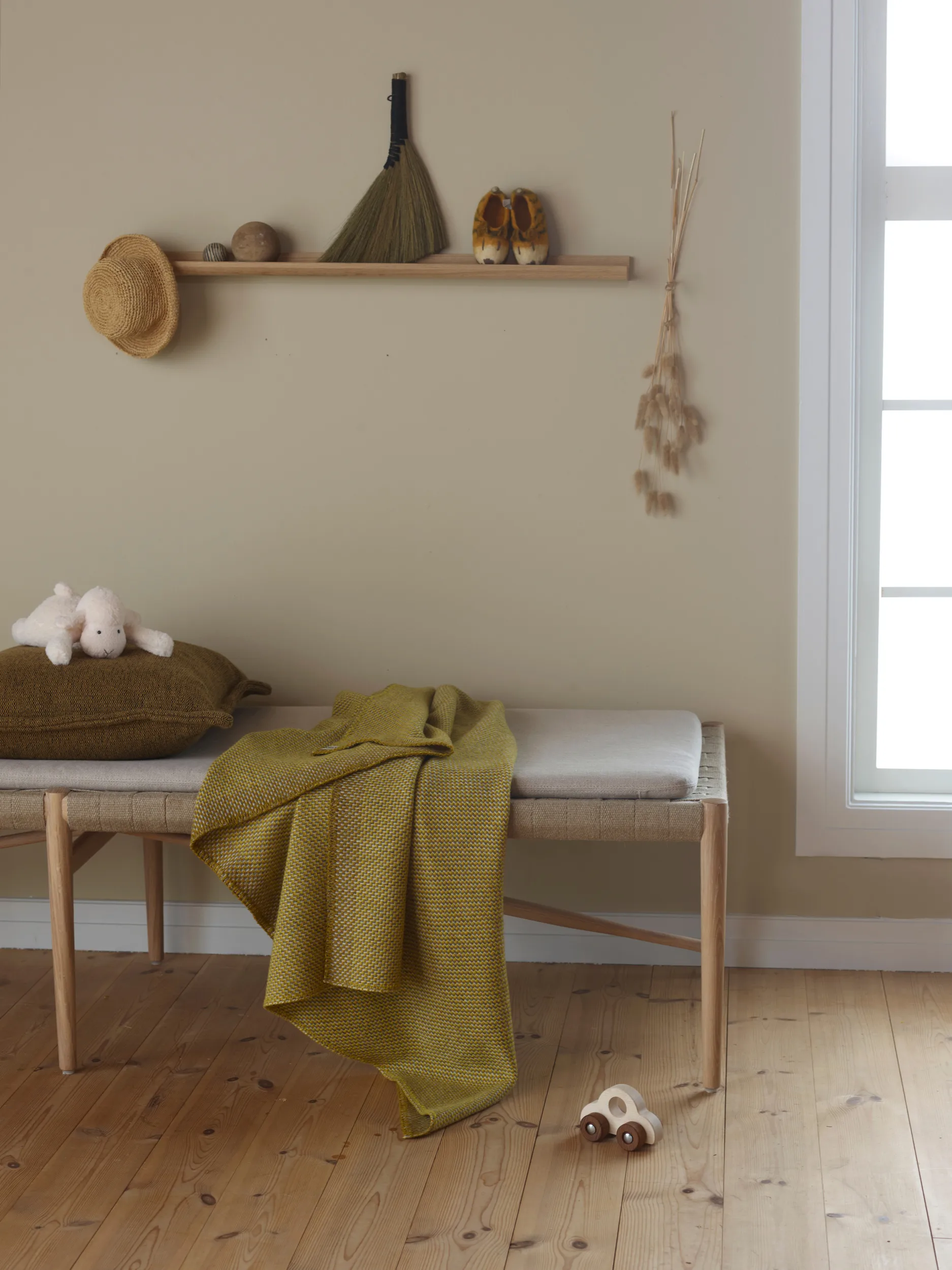 Coperta Una 150x200 cm, Ochre Røros Tweed