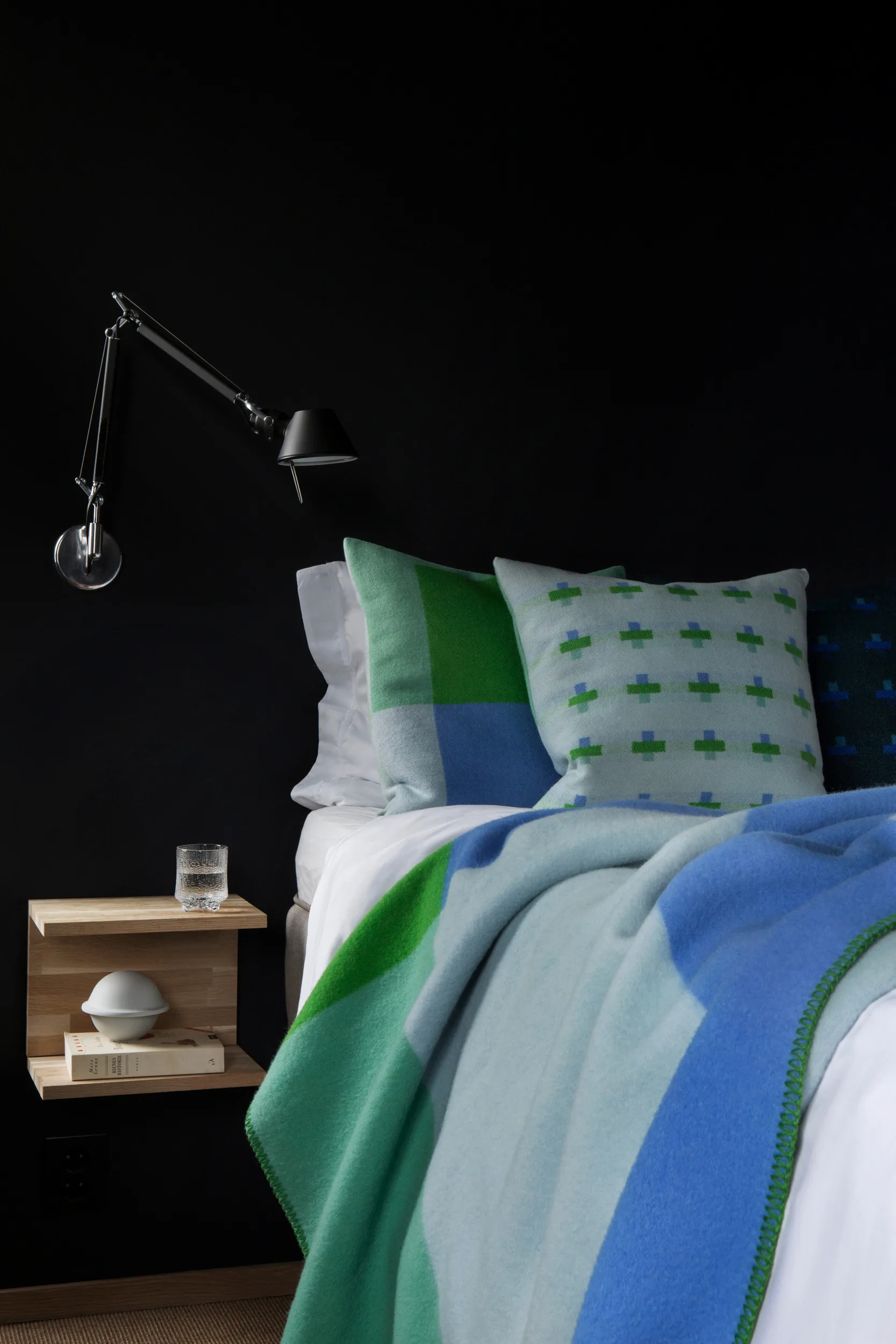 Cuscino Syndin 50x50 cm, Glacier Røros Tweed