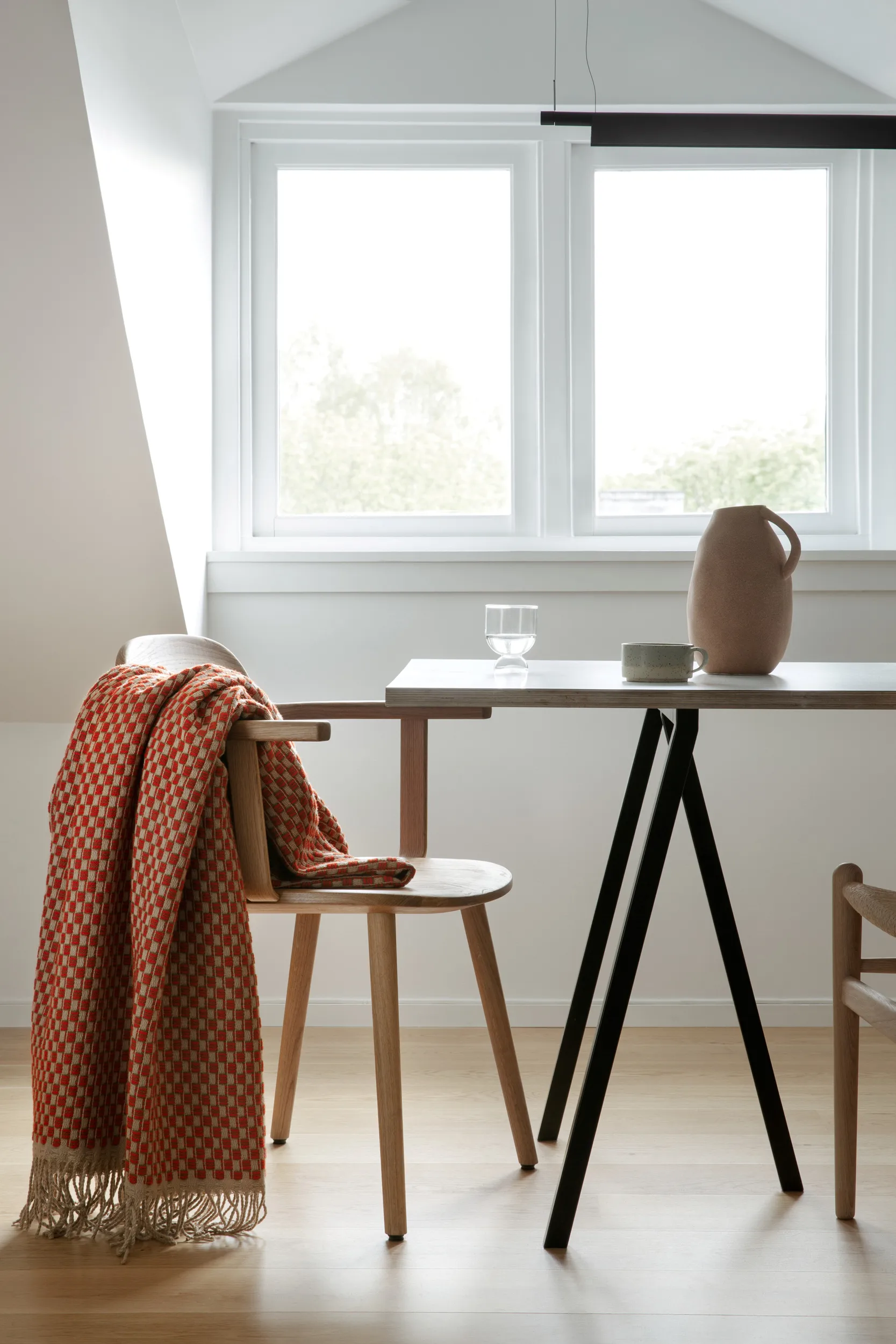 Plaid Isak 150x210 cm, Red sumac Røros Tweed